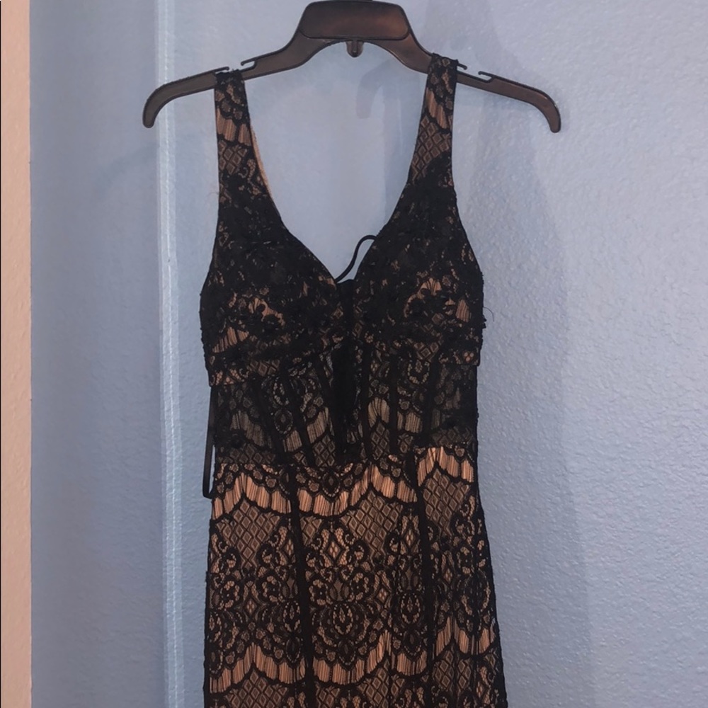 Long lace dress